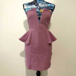 PRE-LOVED • Fashion Nova Mauve Mini Dress